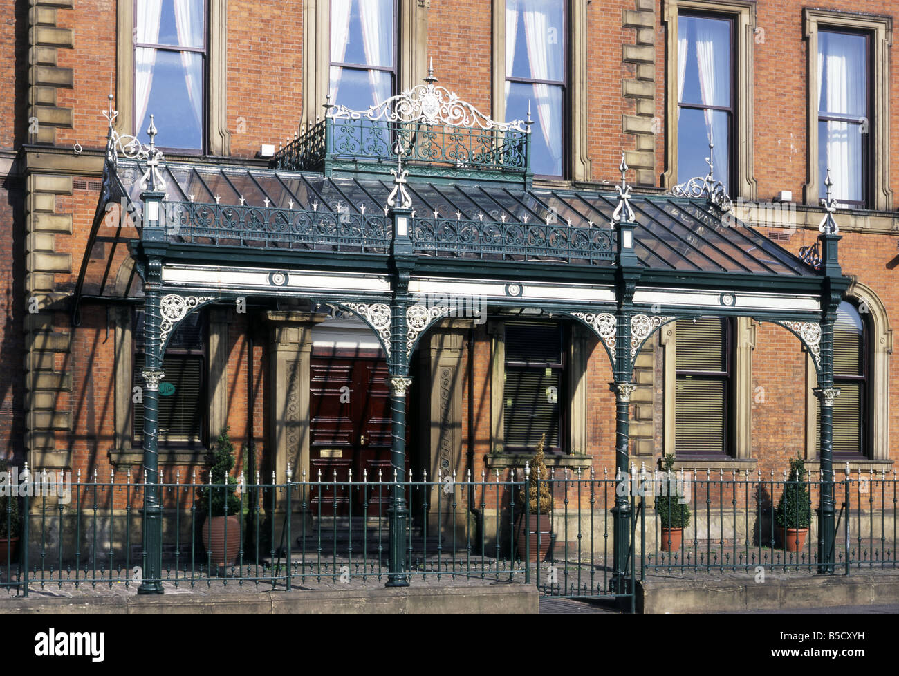 Canopy on victorian house Stock Photo Alamy