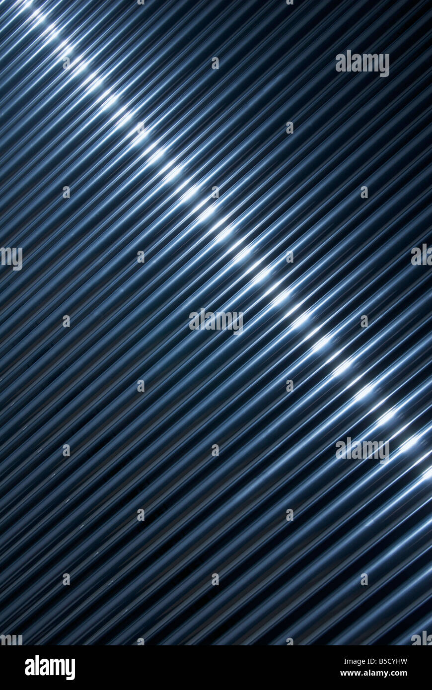 metallic tubes background Stock Photo