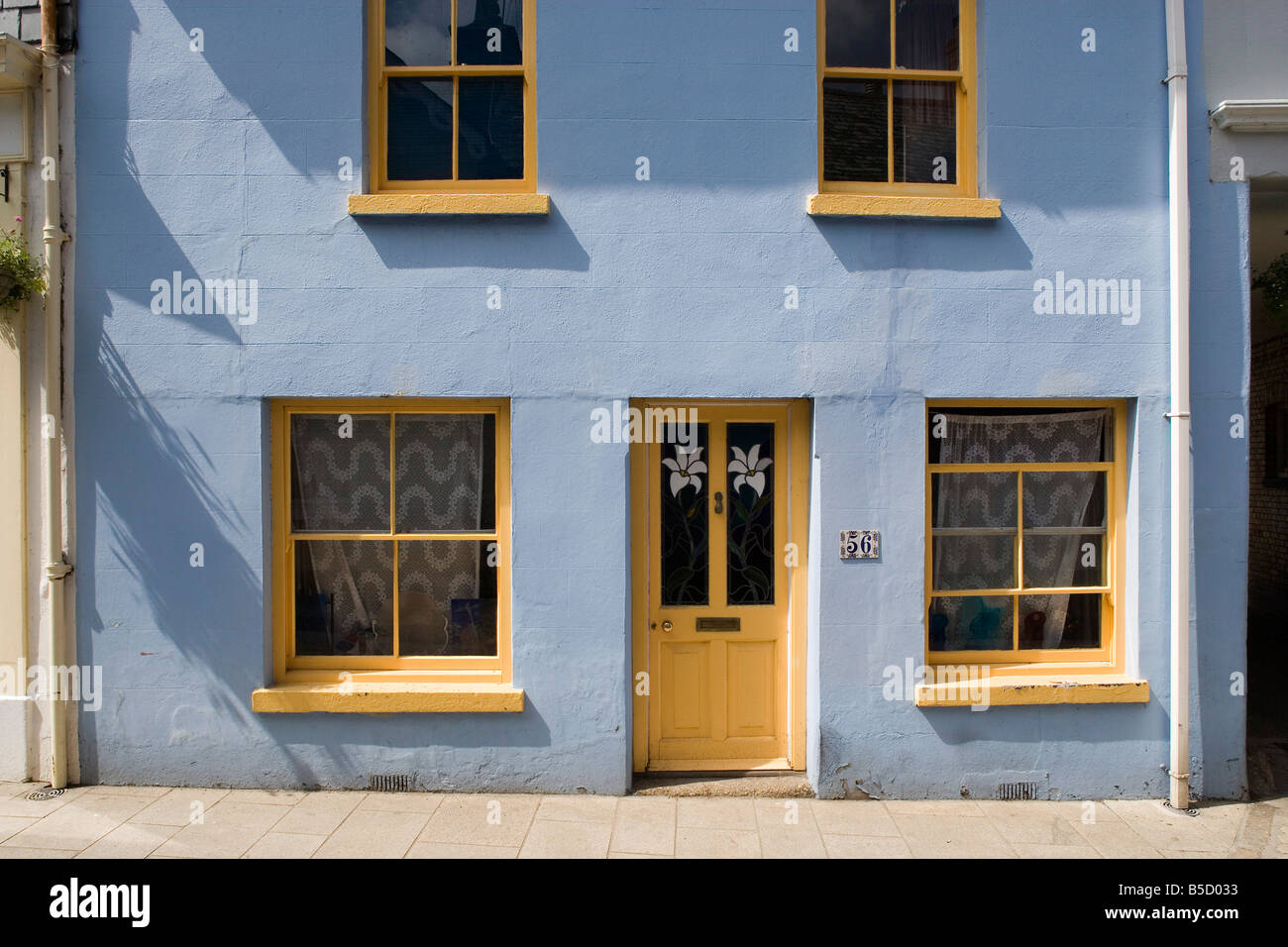 Buckfastleigh Fore Street typical houses Devon Great Britain United