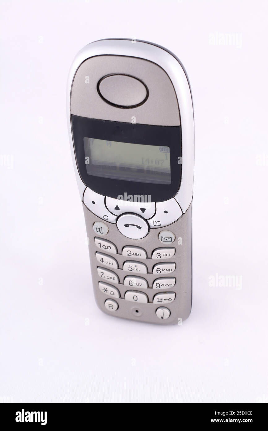 cell phone electronic device white background cell Stock Photo Alamy