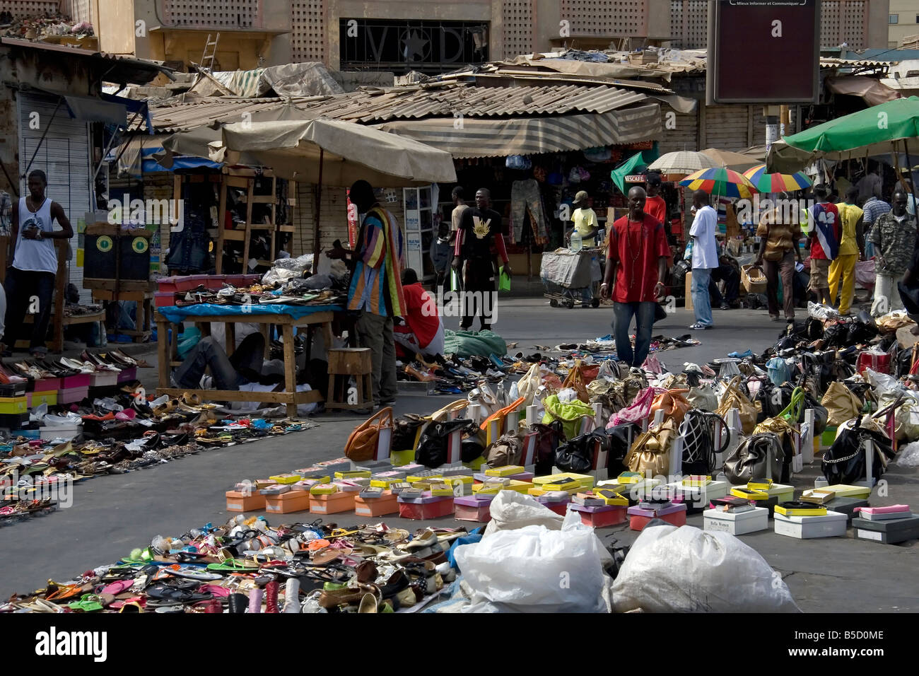 Sandaga Market Dakar Senegal Stock Photo