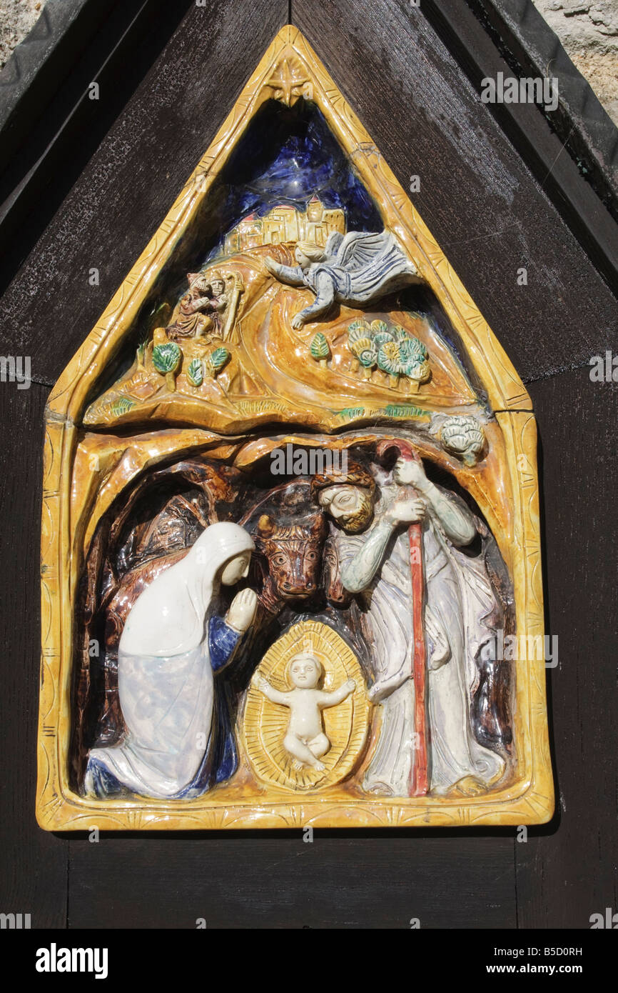 Nativity Rosary Walk Aylesford Priory Kent Stock Photo Alamy