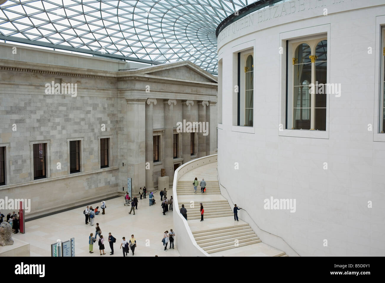 The Great Court of the British Museum, London, England, Europe Stock Photo