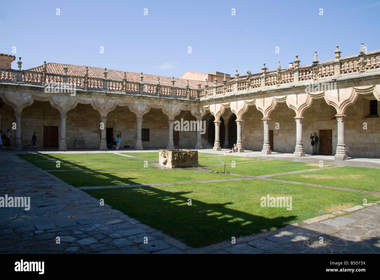 Cloisters and courtyards of Salamanca University, Salamanca, Castilla y Leon, Spain, Europe Stock Photo