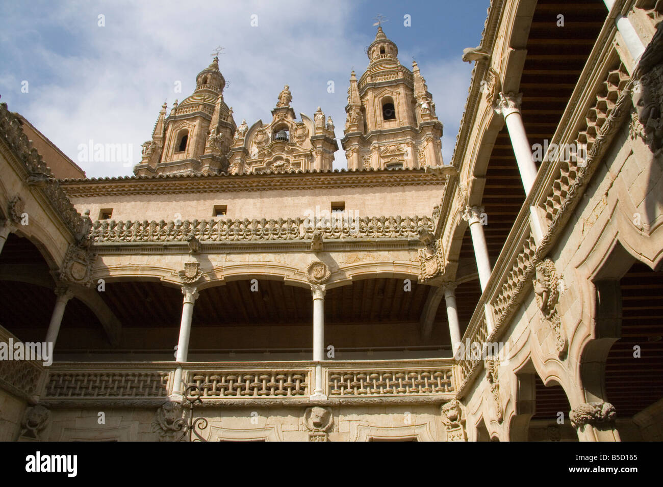Public library building, Salamanca, Castilla y Leon, Spain, Europe Stock Photo