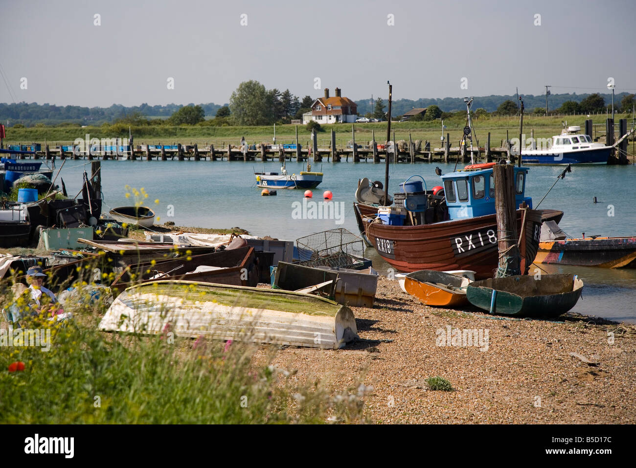 Rye Harbour, Rye, River Rother, East Sussex coast, England, Europe Stock Photo
