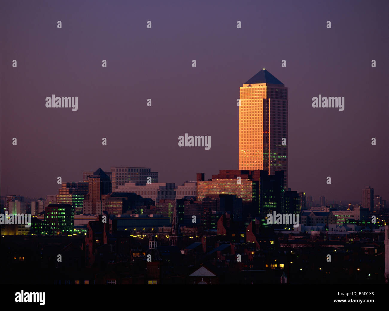 Canary Wharf building in Docklands London J Miller Stock Photo - Alamy