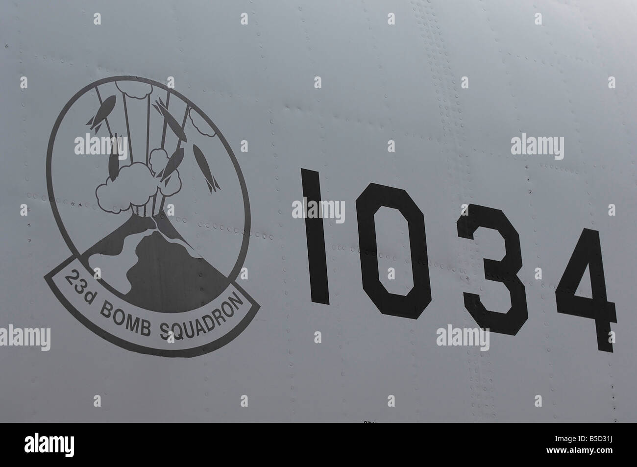 Military 23rd Bomb Squadron aircraft plane aviation bomber Stock Photo