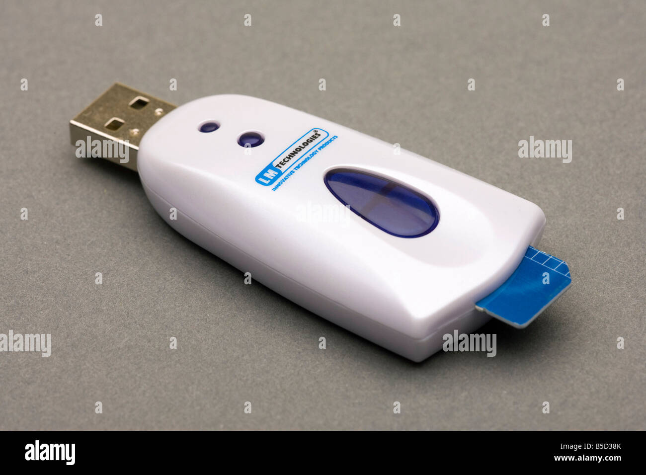 SIM card and USB reader device to save copy from / write to card Stock Photo