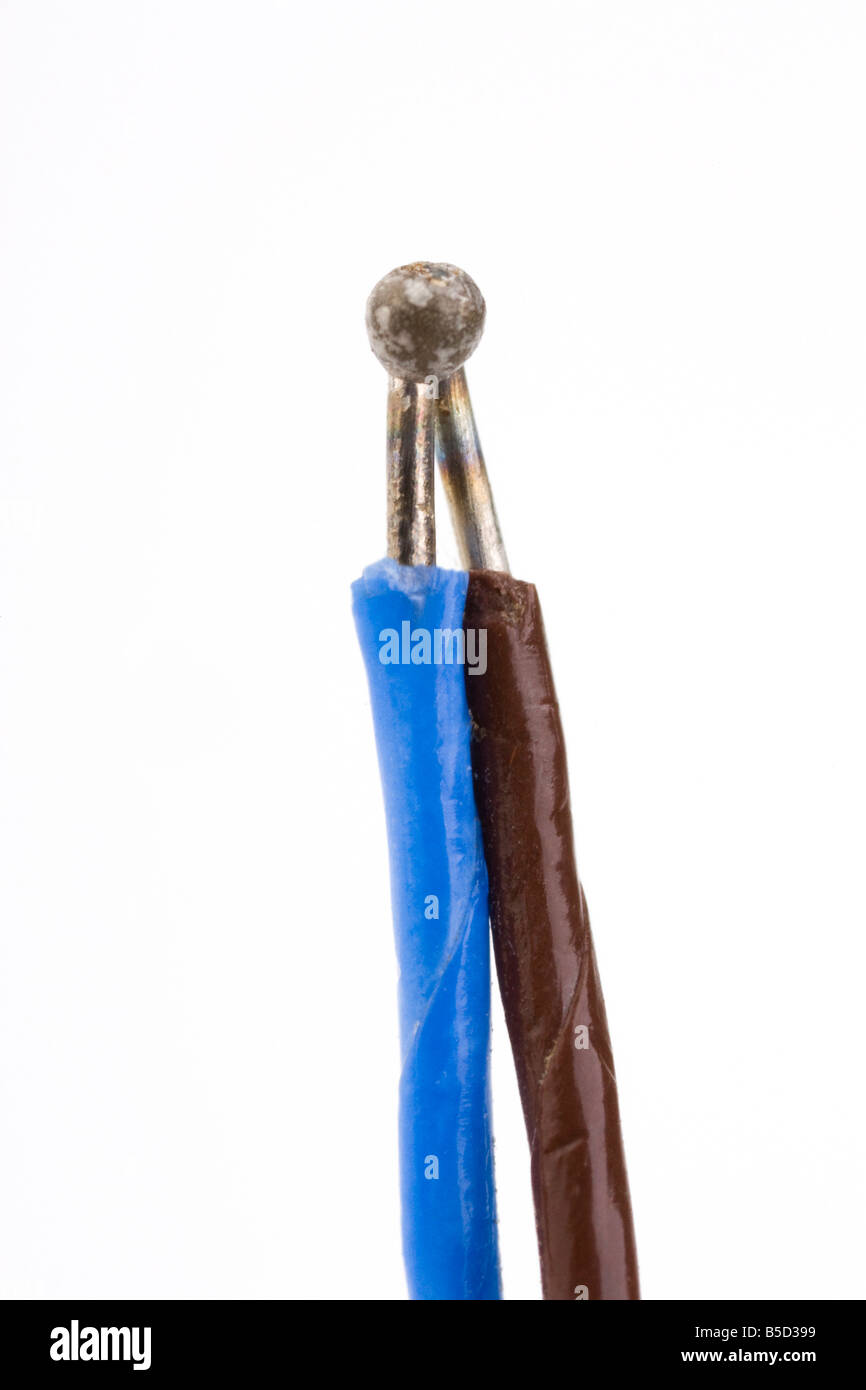 K type thermocouple junction temperature sensor Stock Photo Alamy