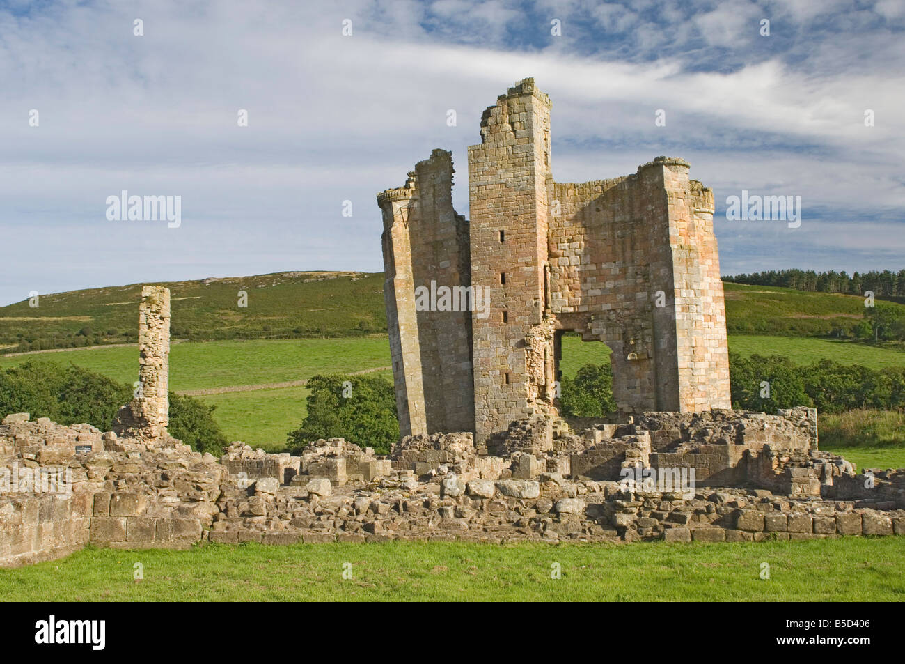 Eggleston Castle, a fortified border house, Northumbria, England