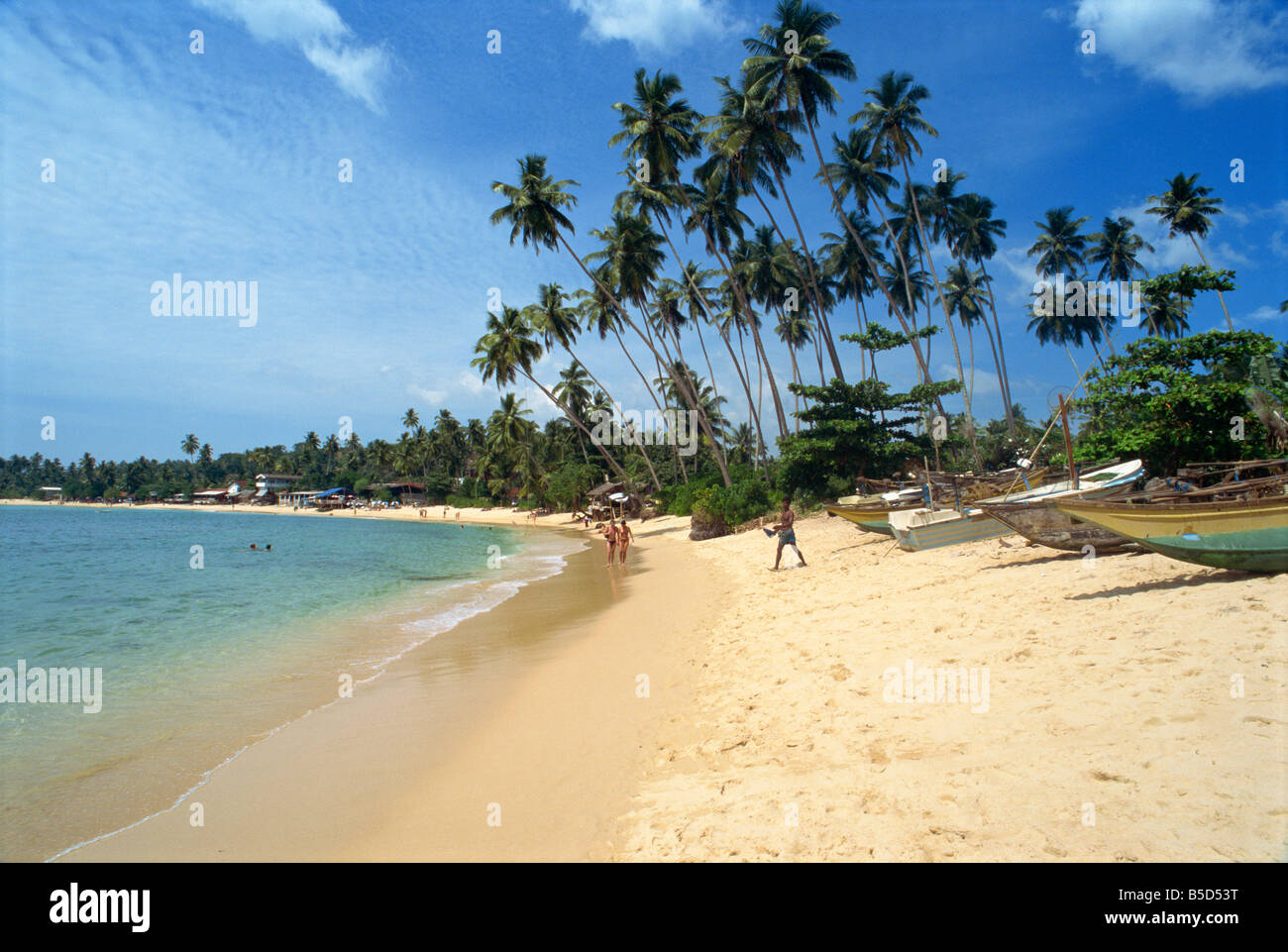 South coast near Galle Sri Lanka Asia Stock Photo
