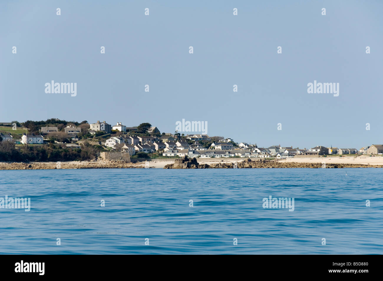 Hugh Town, St Mary's, Isles of Scilly, off Cornwall, , Europe Stock Photo