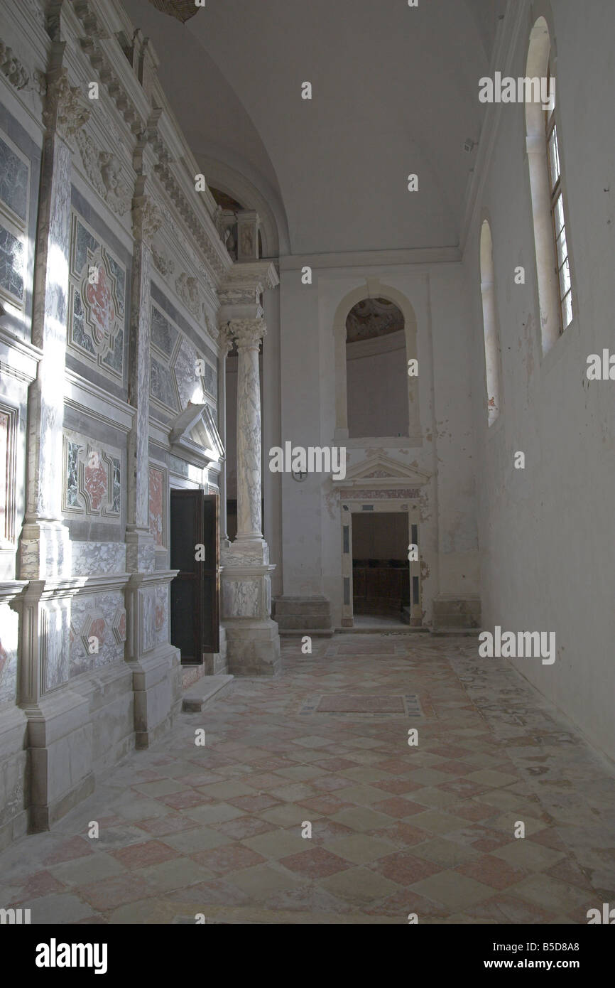 Chapel at former monastry of San Clemente, Venice Stock Photo