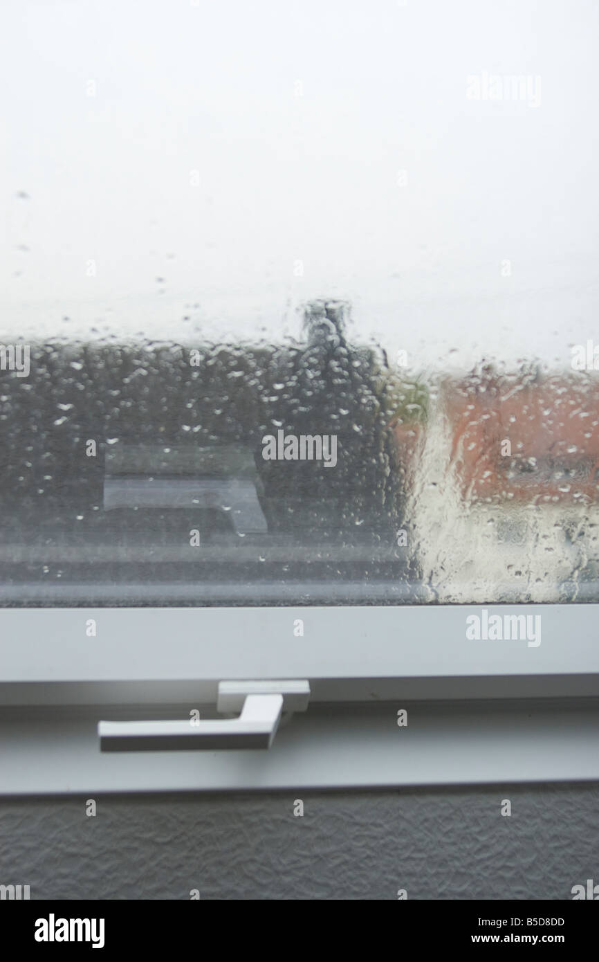 window in the rain Stock Photo Alamy
