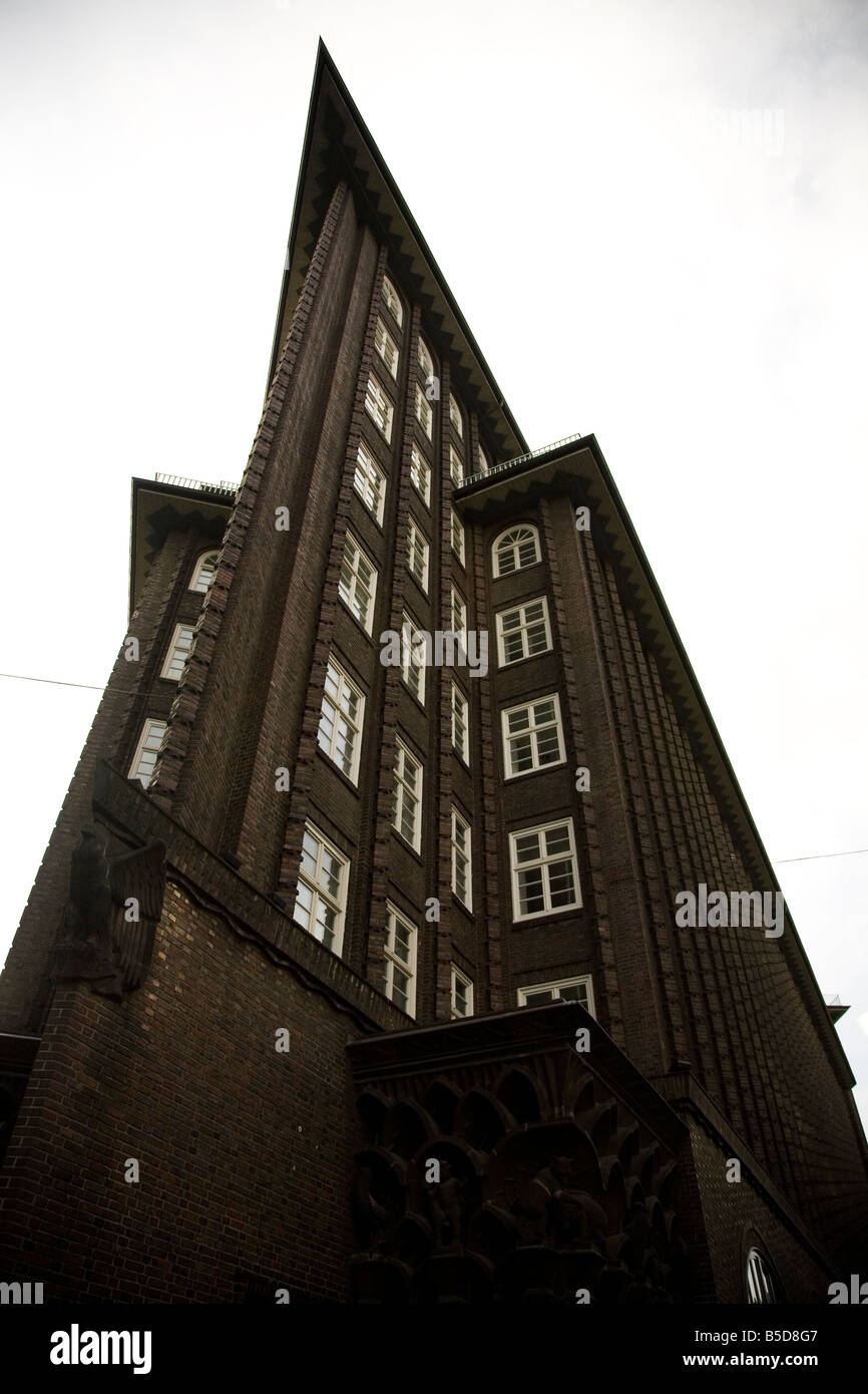 The Chile House in the Kontorhaus viertal of Hamburg, Germany Stock Photo Alamy
