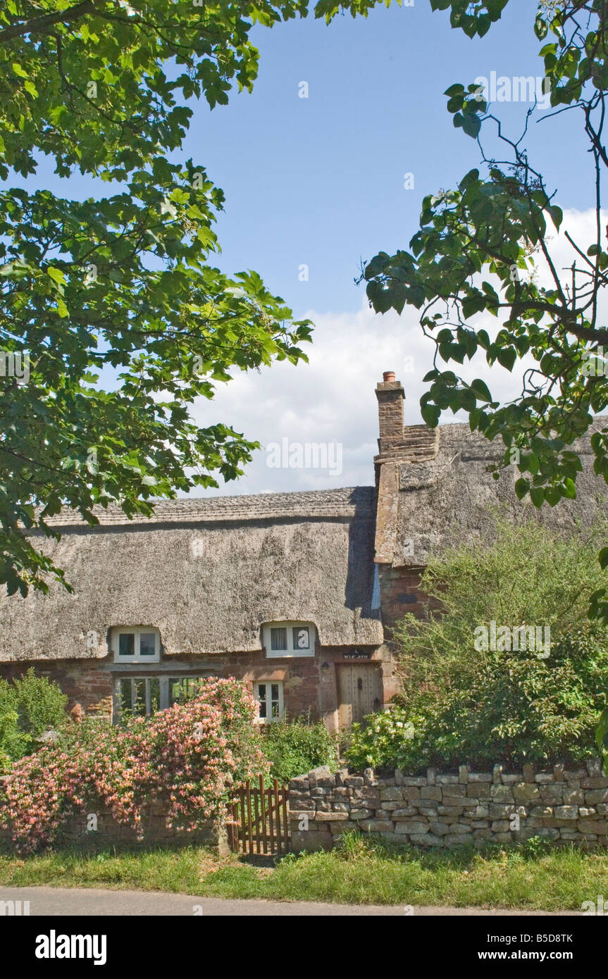 Original stone built and thatched cottage, circa 17th century, Eden