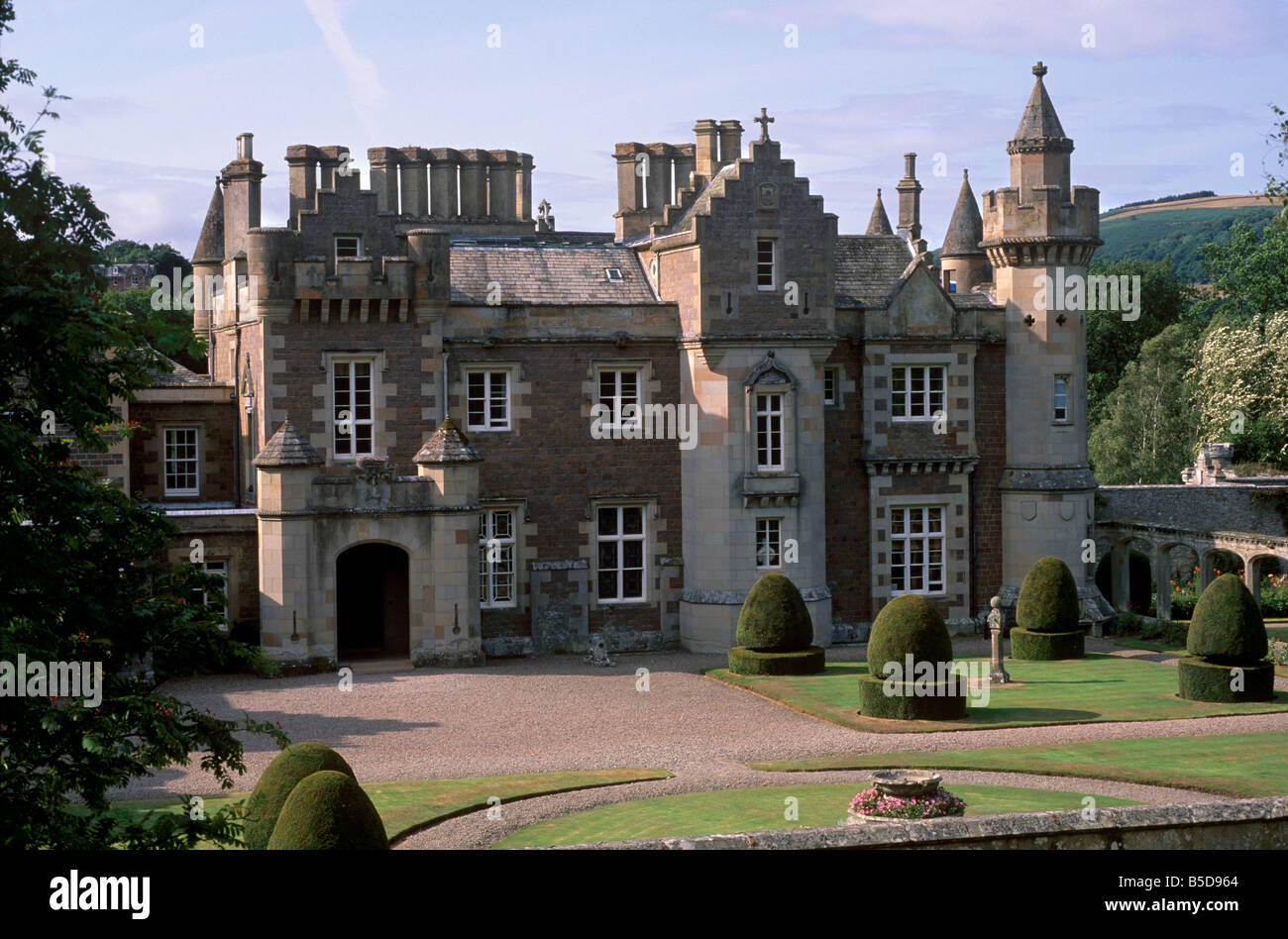 The house built to Sir Walter Scott's, Abbotsford House, near Melrose