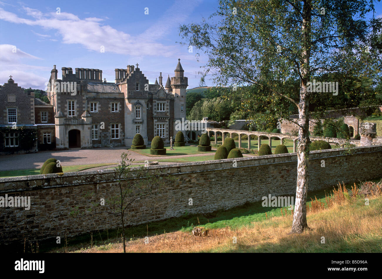 The house built to Sir Walter Scott's, Abbotsford House, near Melrose