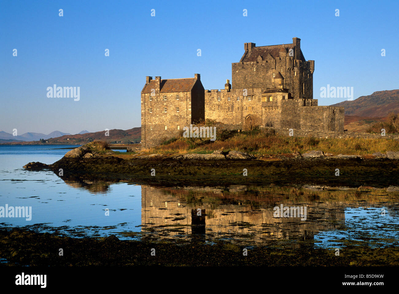Eilean Donan Castle, Dornie, Highland region, Scotland, Europe Stock Photo