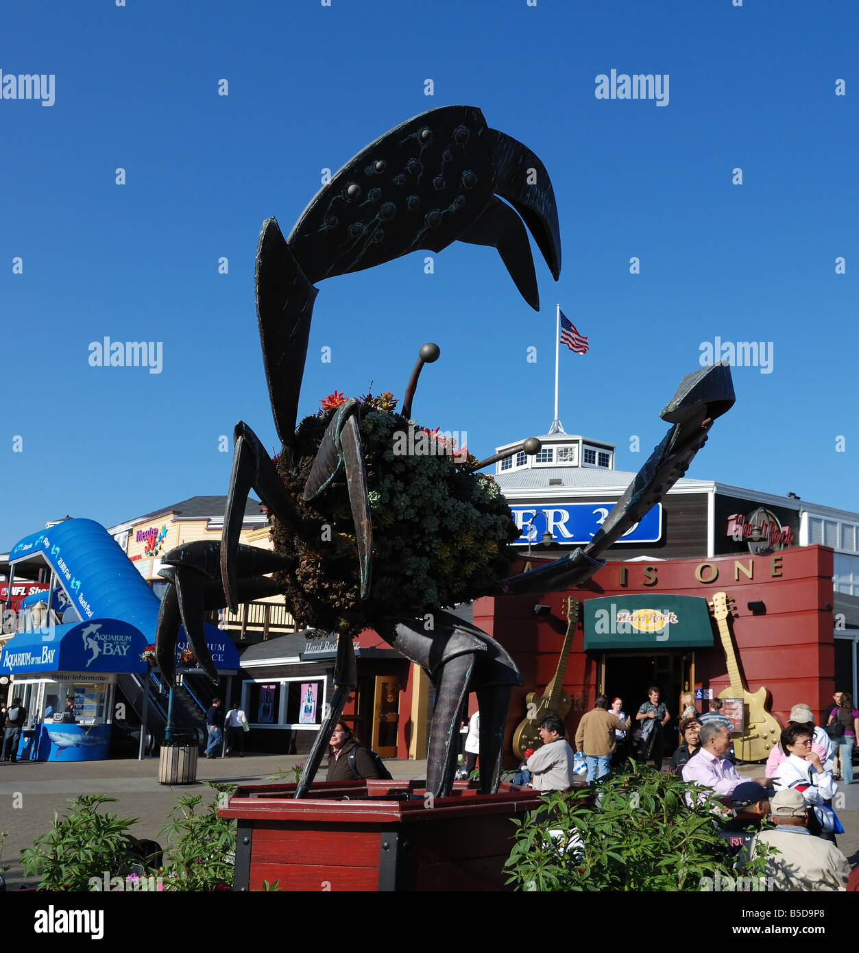 Crab Sculpture, Fishermans Wharf, San Francisco Stock Photo Alamy
