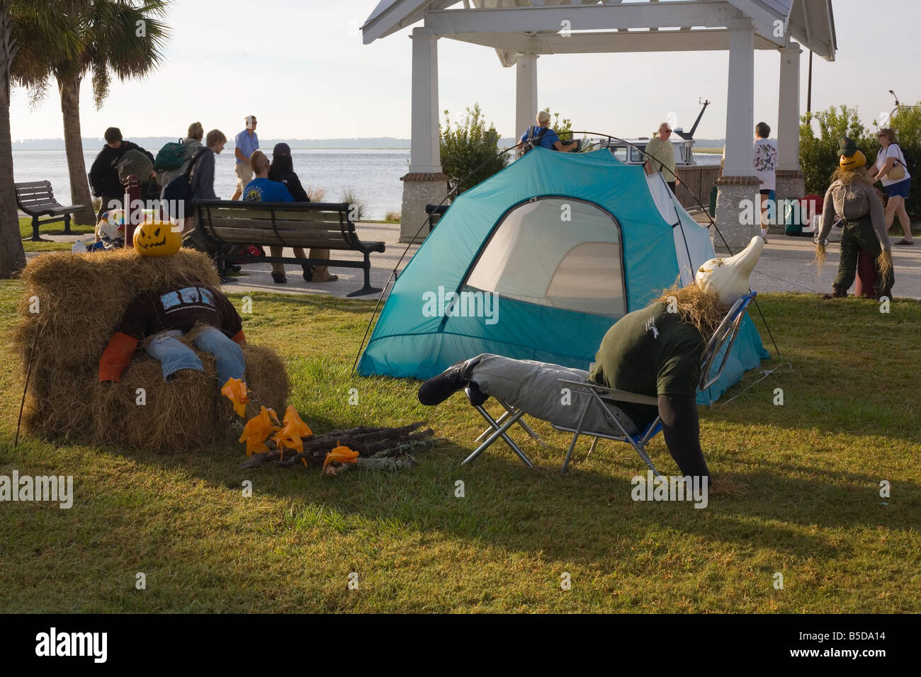 Halloween Decorations at Cumberland Island National Seashore Visitor