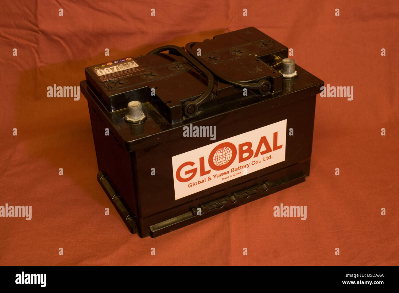 A used car battery Stock Photo Alamy