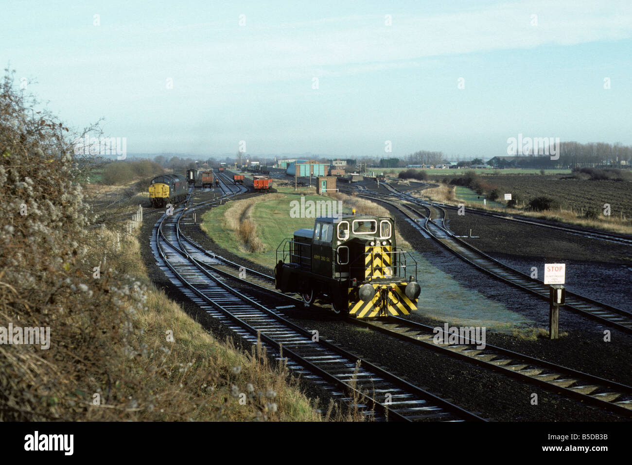 Long Marston army camp, Warwickshire, England, UK 1986 Stock Photo Alamy