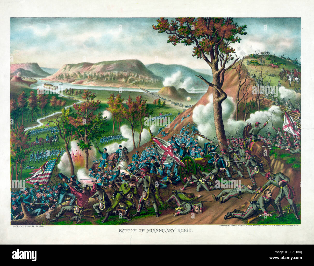 Third Battle of Chattanooga Stock Photo
