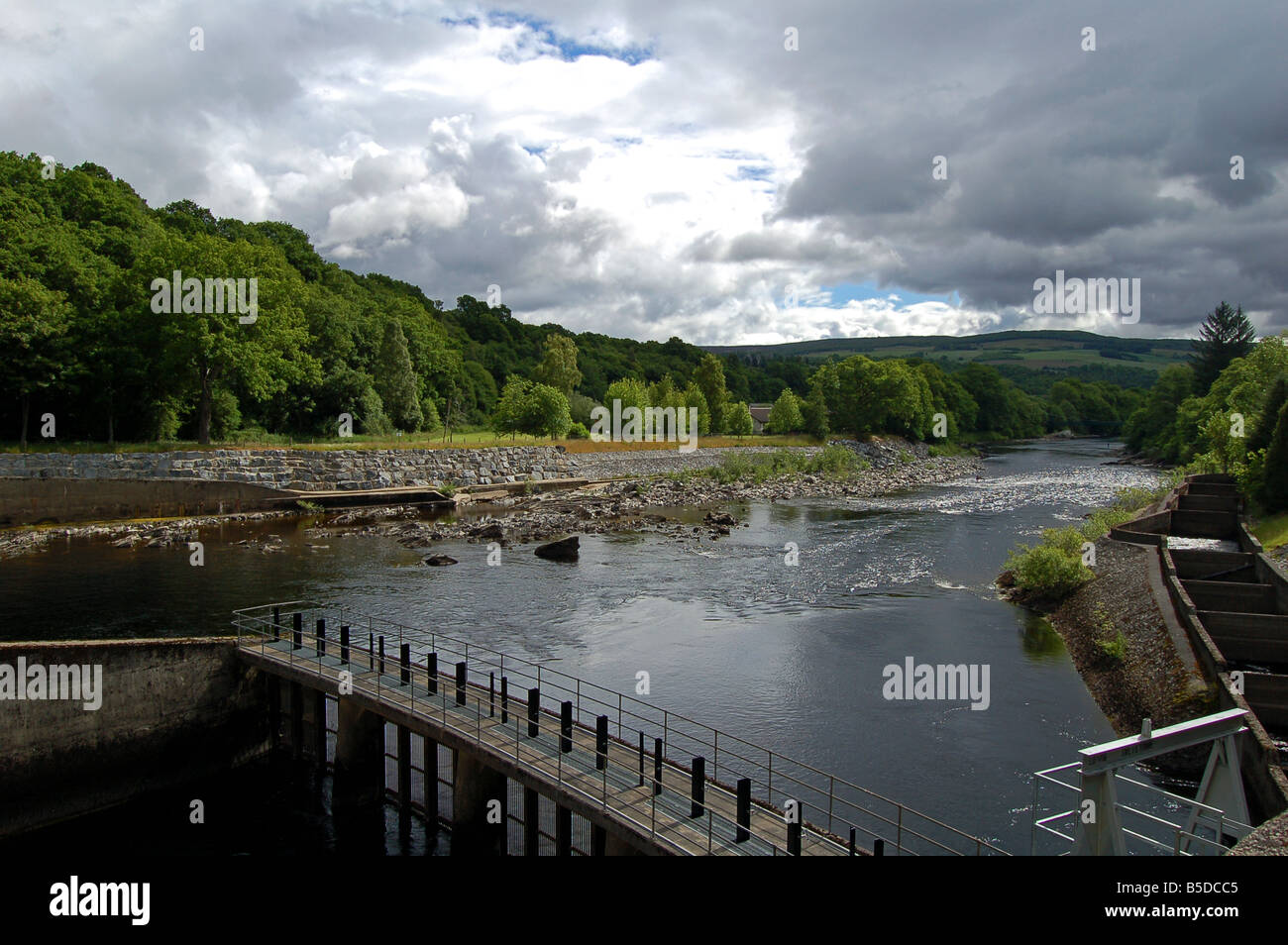 Pitlochry Dam, Perthshire, Scotland Stock Photo Alamy