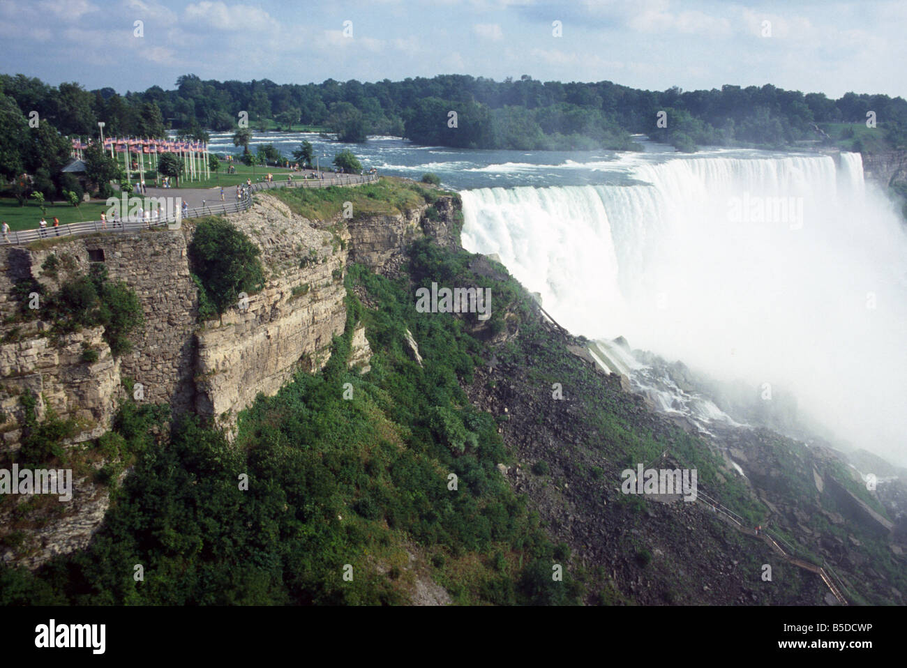 Niagara Falls USA - Canada border Stock Photo - Alamy