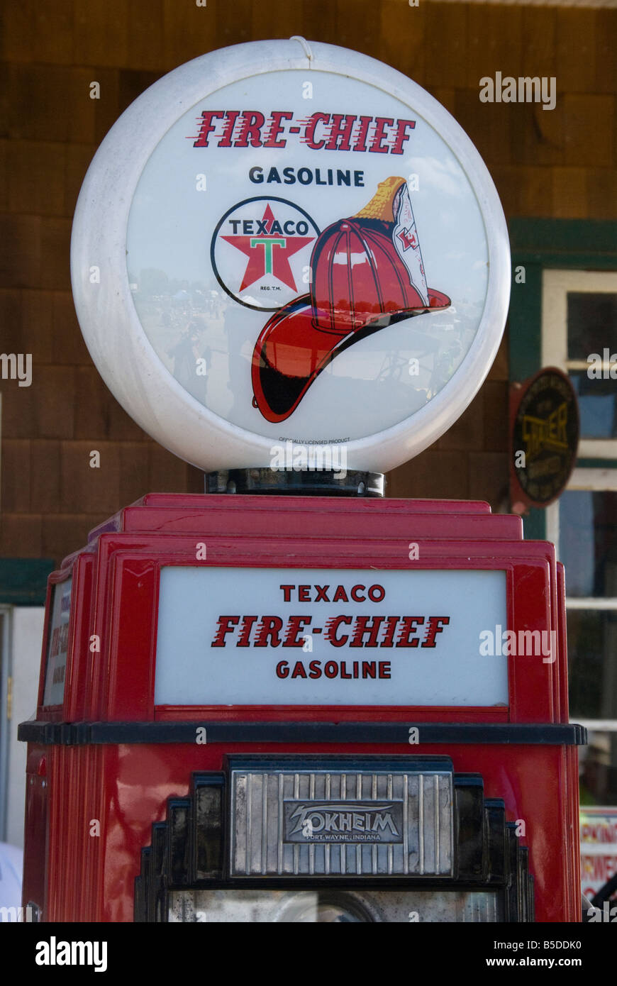 Fire-Chief Gas Pump Stock Photo