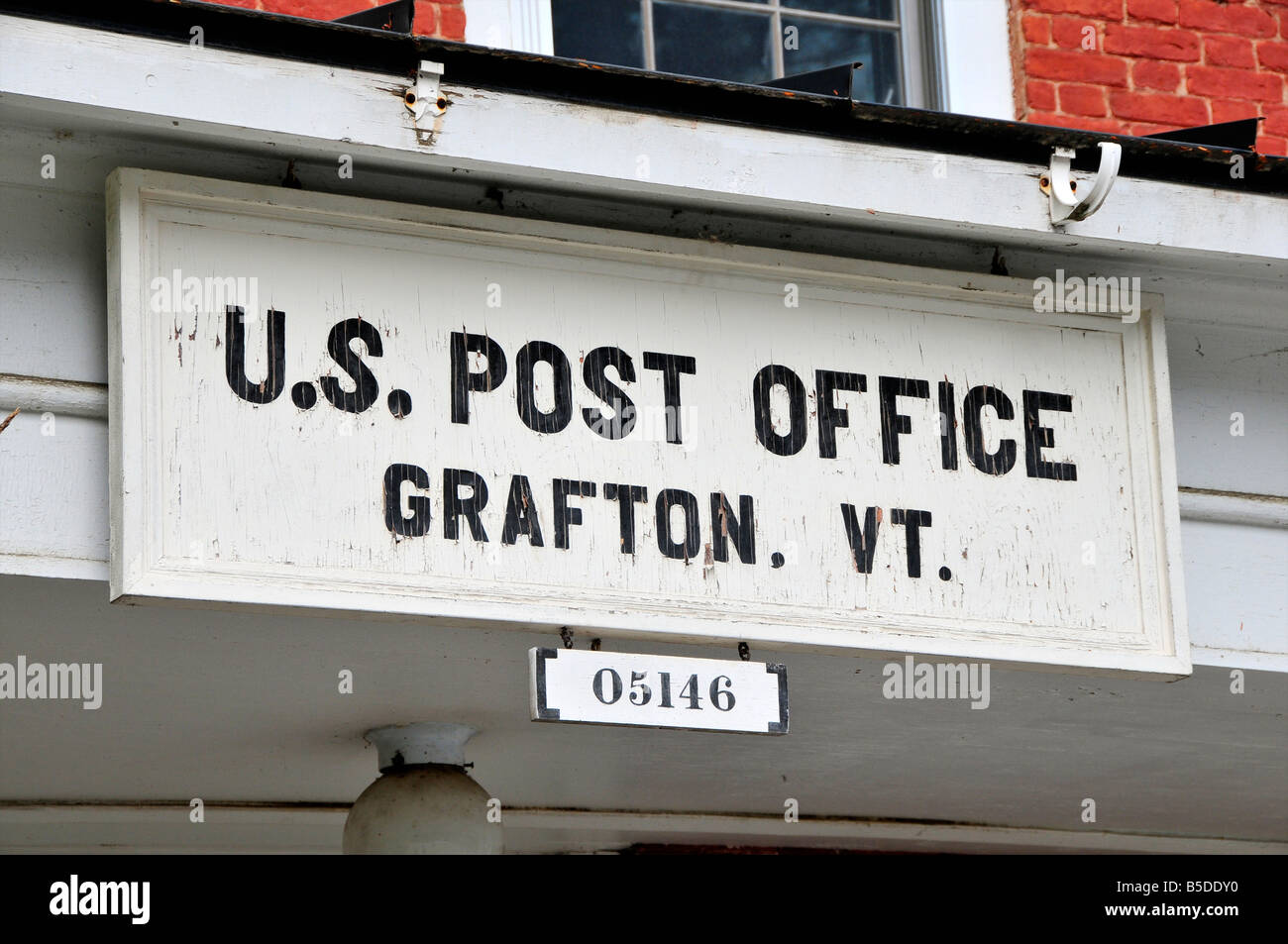 U.S. Post Office in Grafton, Vermont, USA Stock Photo