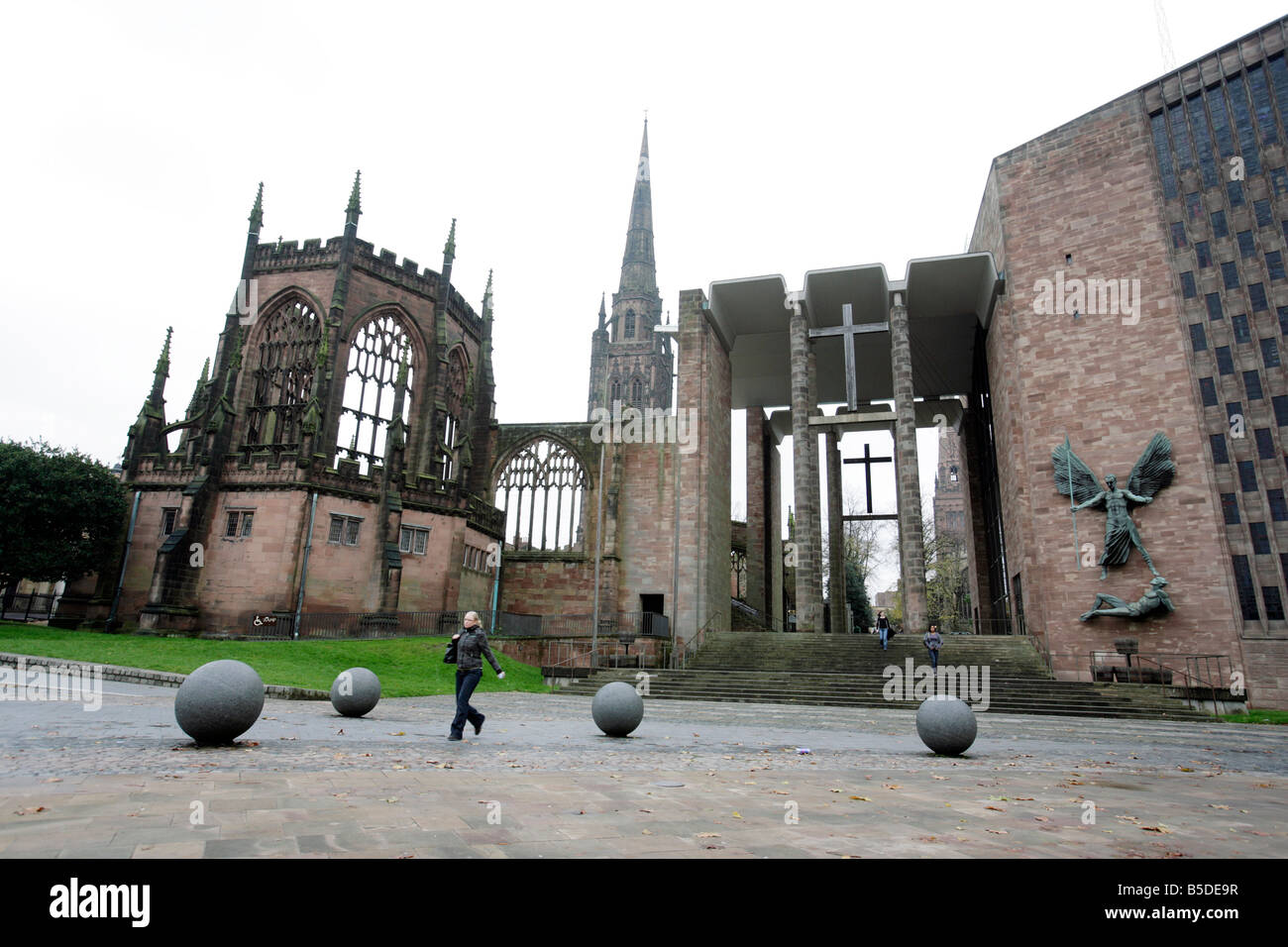 Coventry cathedral in Coventry, UK Stock Photo