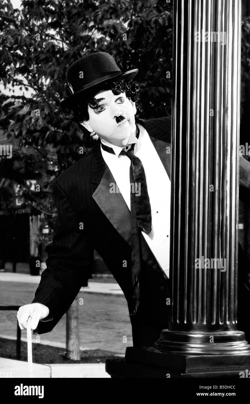 Charlie Chaplin Private Investigator Stock Photo