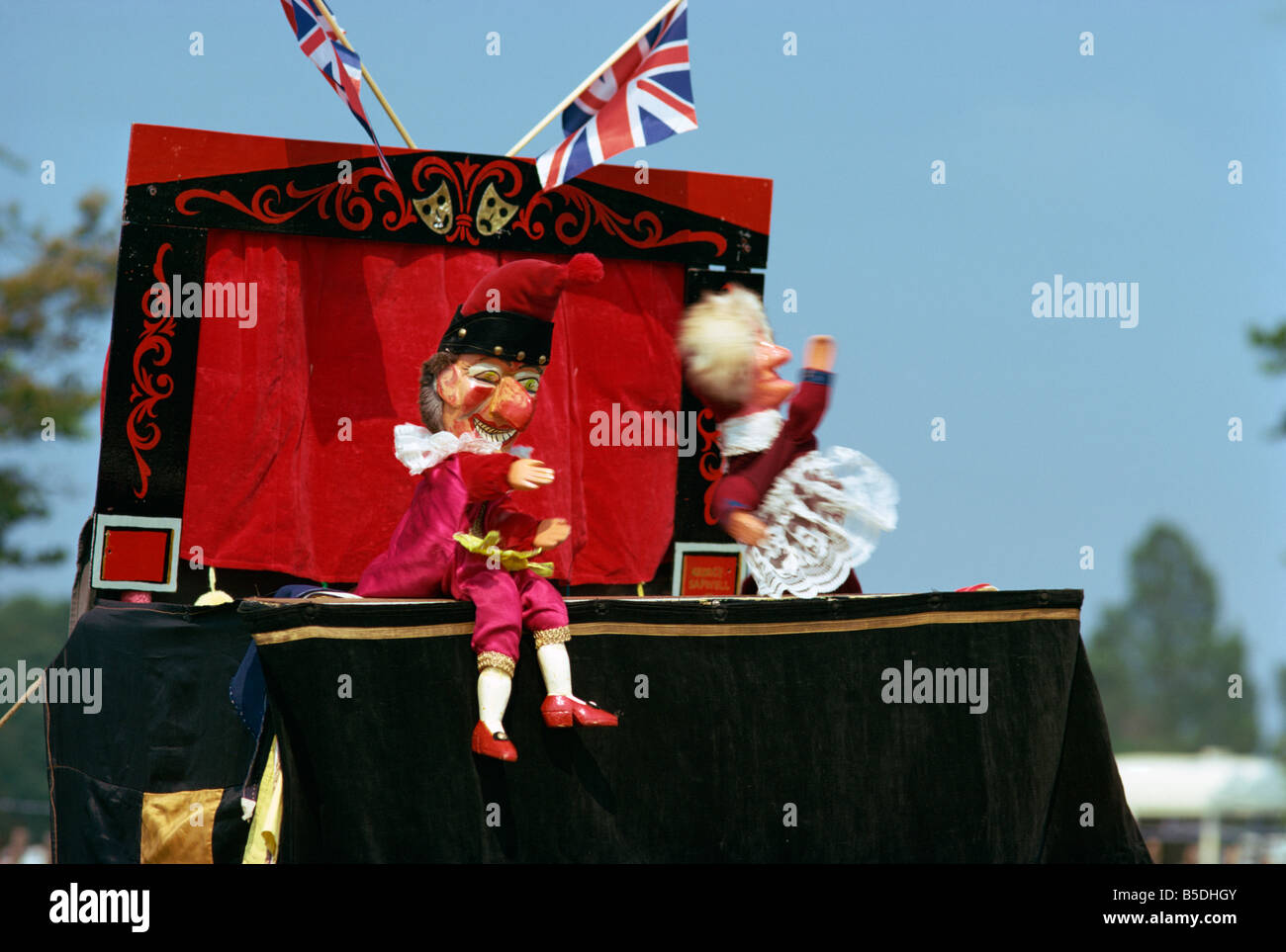 Punch and Judy show England United Kingdom Europe Stock Photo Alamy