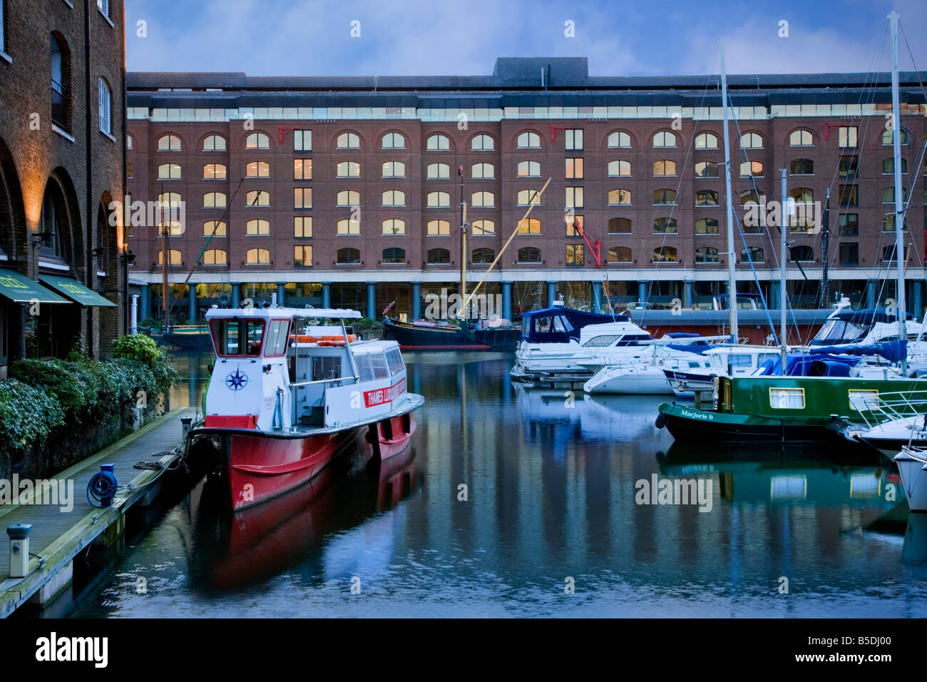 st katherines dock Stock Photo Alamy