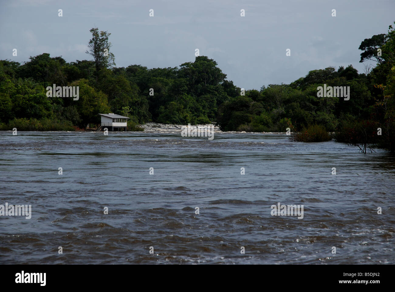 Tapanahoni river in Surinam Stock Photo