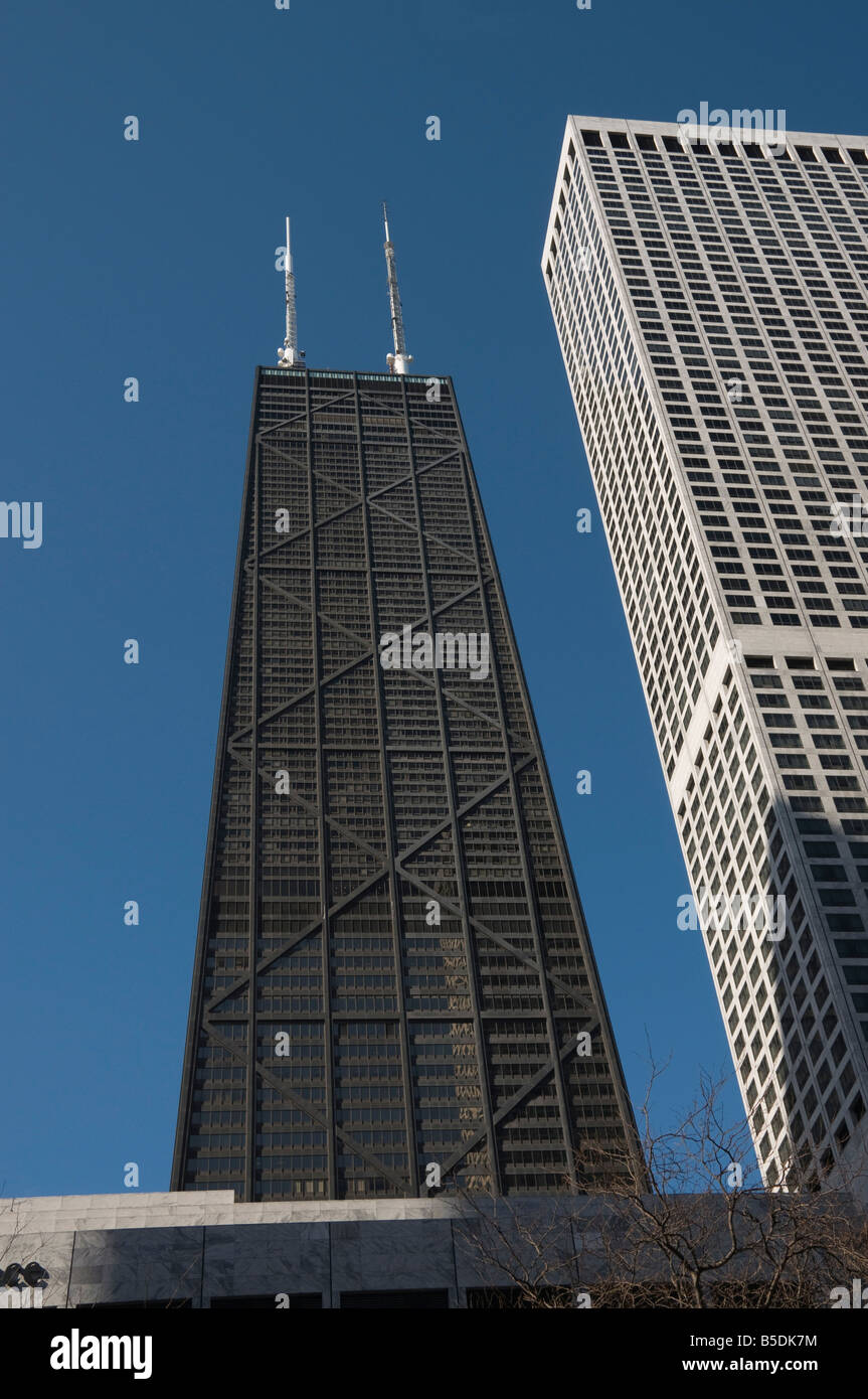 The Hancock Building, Chicago, Illinois, USA, North America Stock Photo