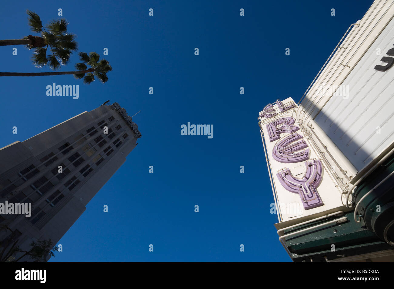 El Rey Cinema, Wilshire Boulevard, Los Angeles, California, USA, North America Stock Photo