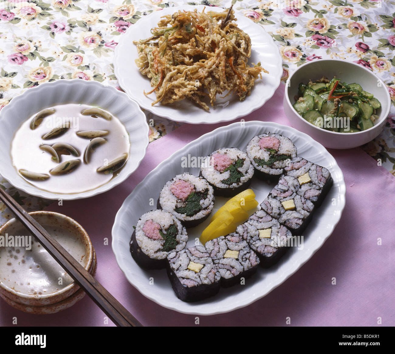 Korean Flour Food Stock Photo Alamy