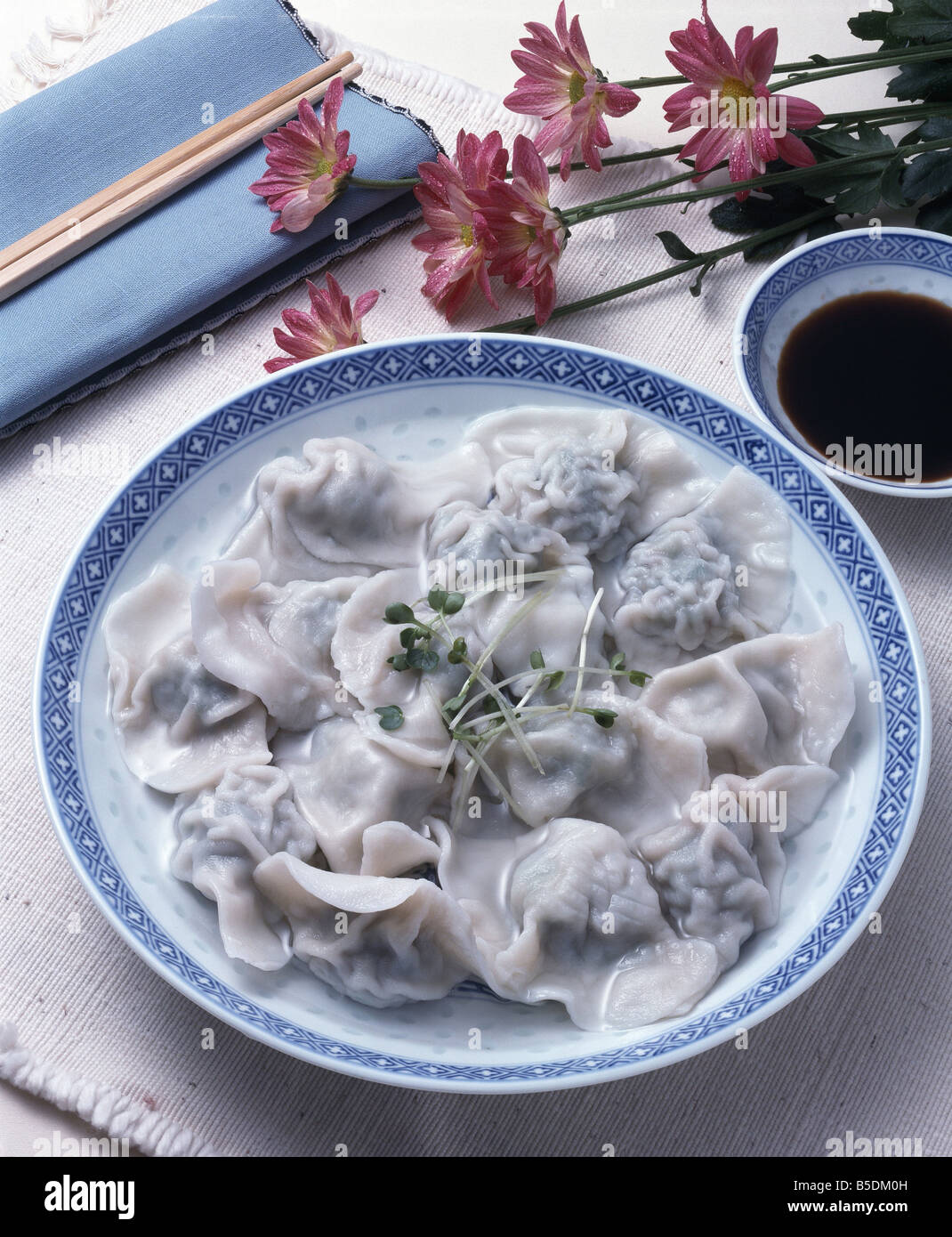 Korean Flour Food Stock Photo