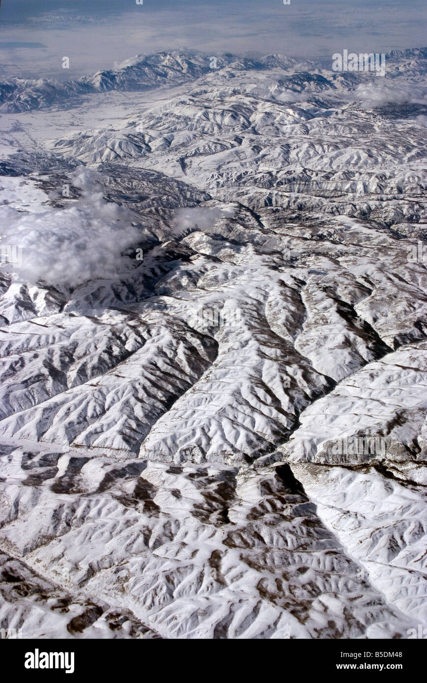 Aerial view of the Rocky Mountains, USA, North America Stock Photo Alamy