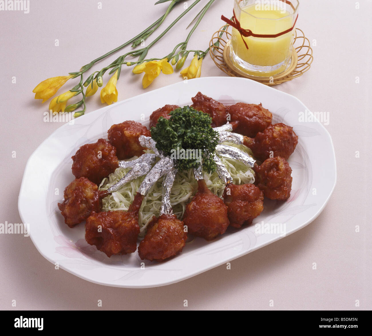 Korean Flour Food Stock Photo Alamy