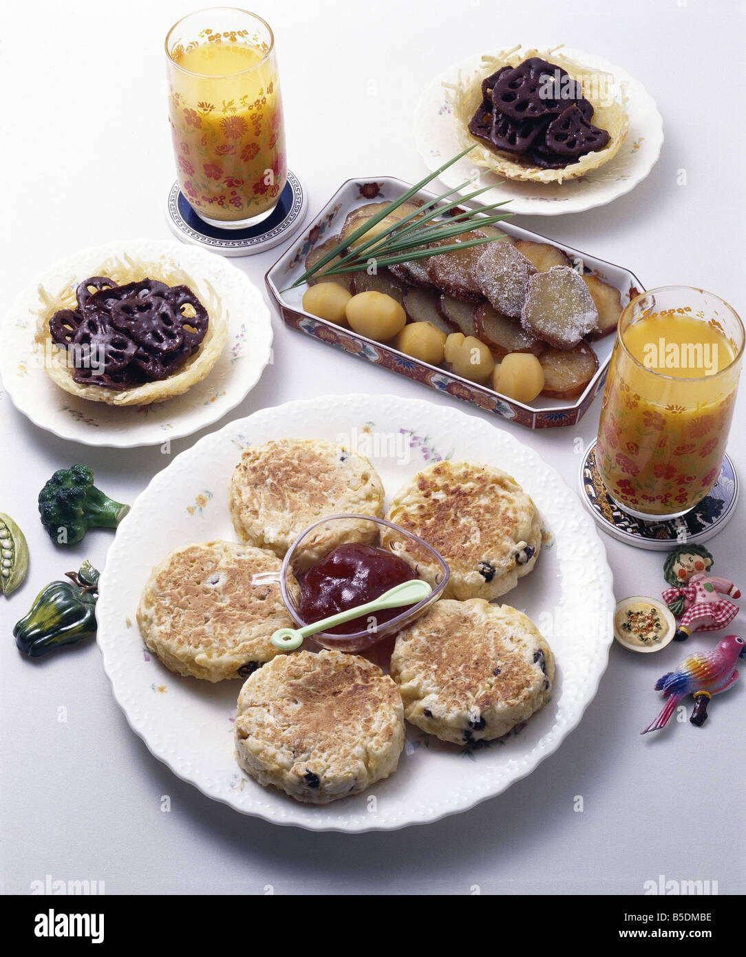Korean Flour Food Stock Photo Alamy