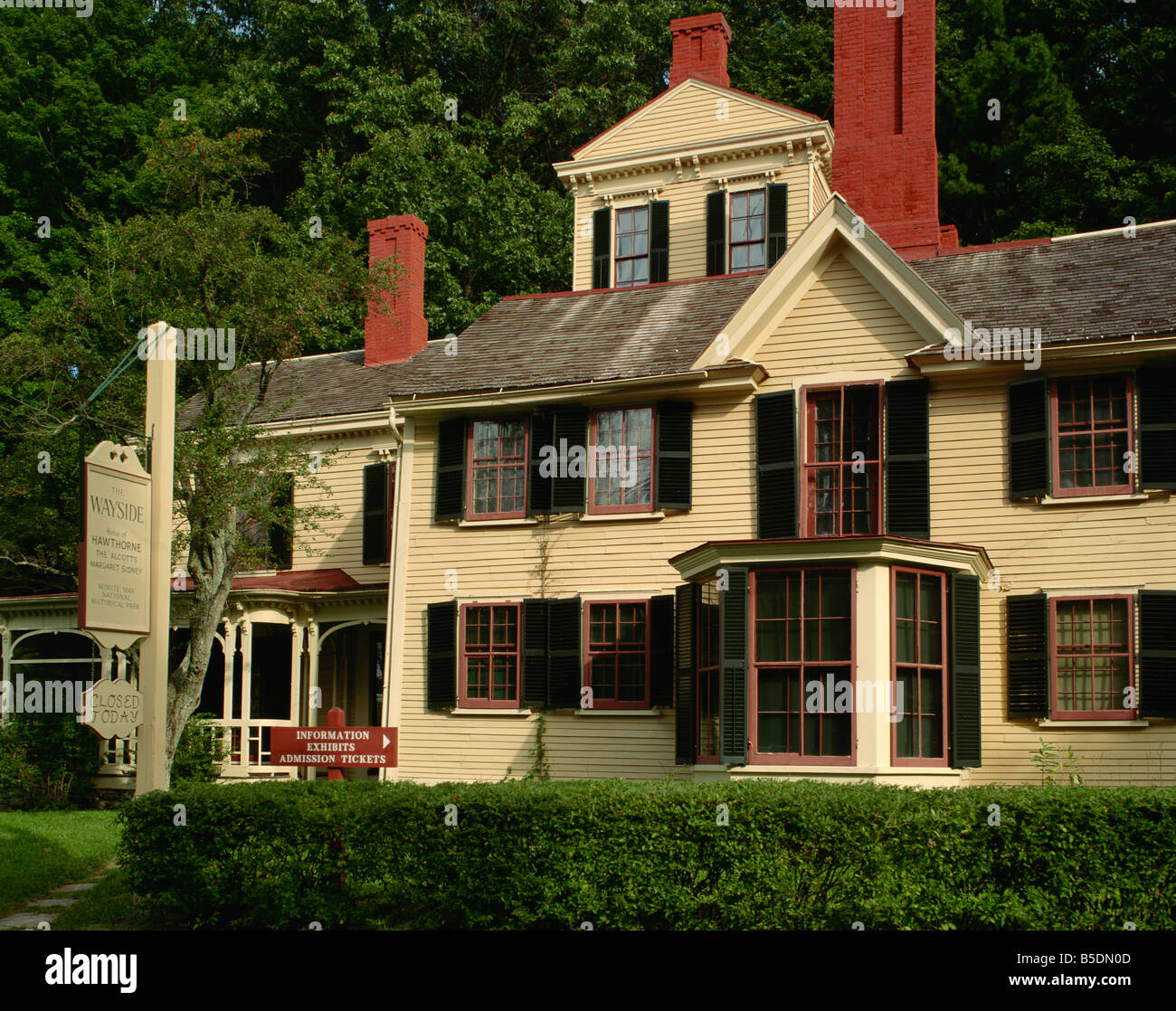 The Wayside Concord Massachusetts New England United States of America North America Stock Photo