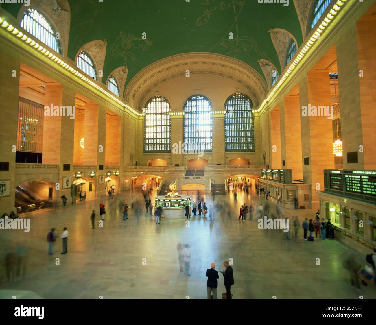 Interior of Grand Central Station New York United States of America North America Stock Photo