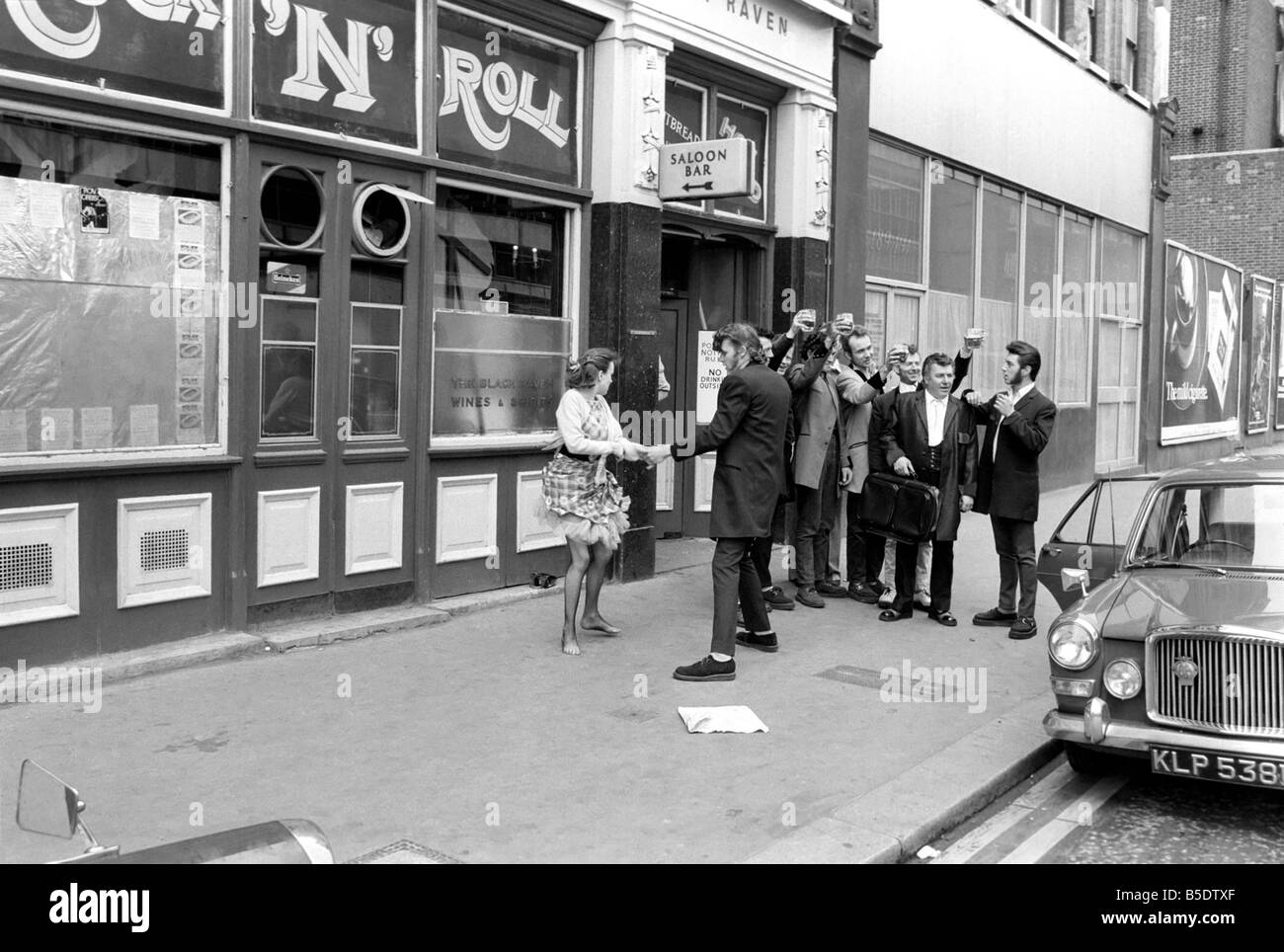 Teddy boys Black and White Stock Photos & Images - Alamy