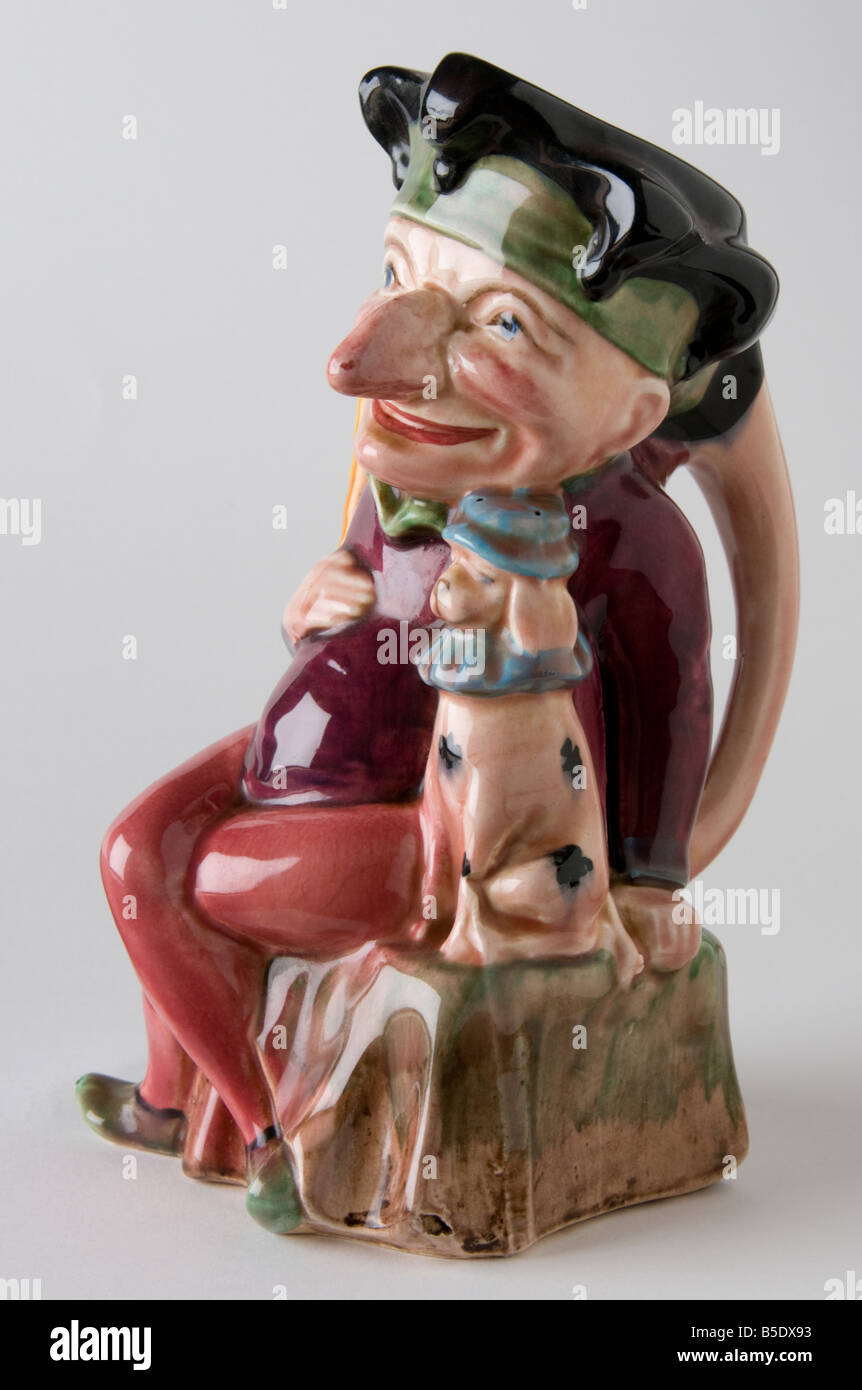 Mr Punch Toby jug Stock Photo Alamy