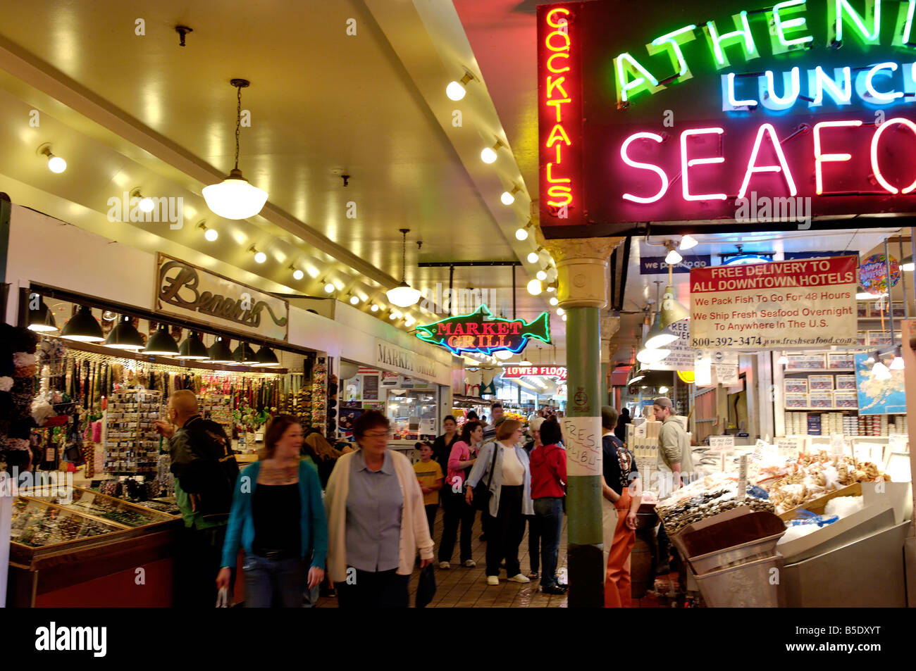 Pike Market, Seattle, Washington State, USA, North America Stock Photo